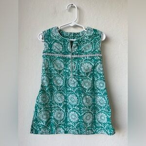 Kids Green Floral Dress/tunic. Fits 18-24 month old